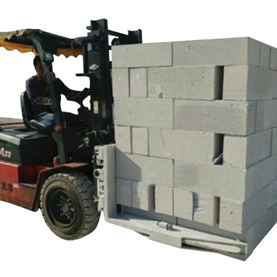 Hydraulisk gaffeltruck Betongstenar Blocklyftklämma