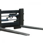 Hydraulisk fäste för gaffelpositioner