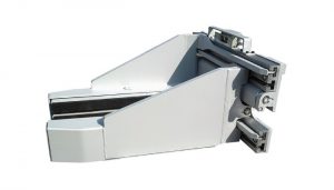 Gaffeltruck betongblockklämma
