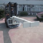 Hydrauliska gaffeltruckar Glashandlare